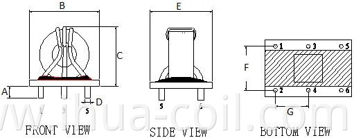 Common Mode Cooper Coil Power Inductor for Adaptors